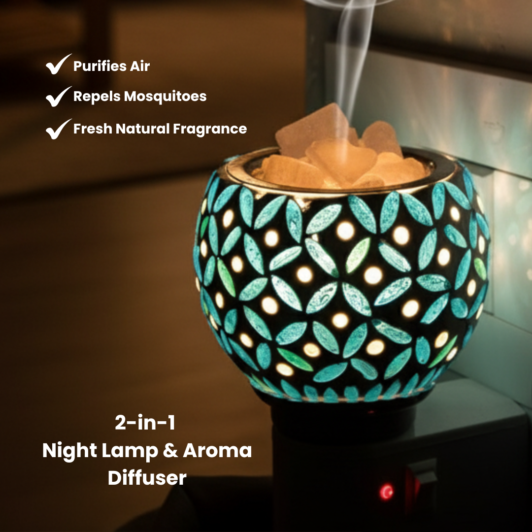 Health Aroma Complete Home & Self-Care Combo | Foot Soak 300g + Floor Cleaner 180g + Diffuser + Camphor 80g