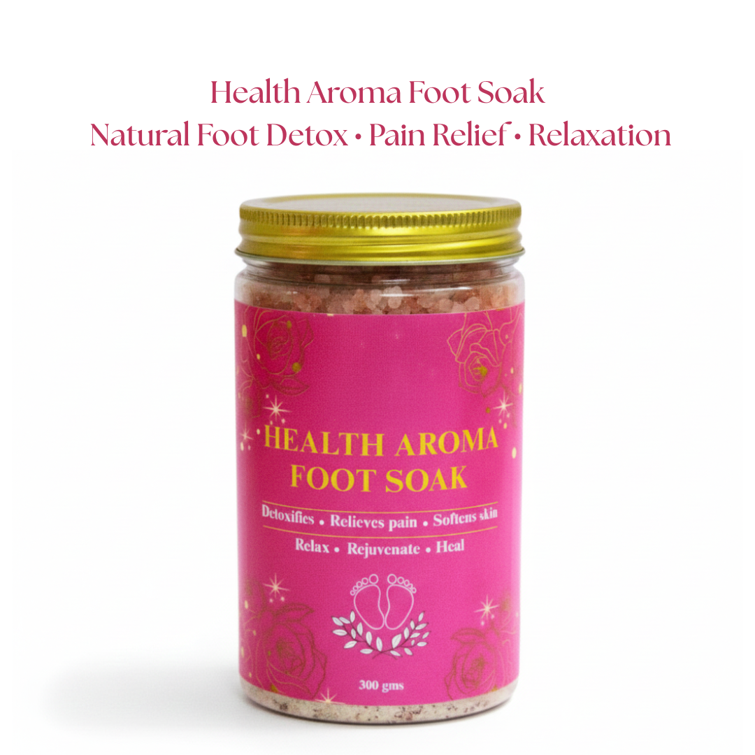 Buy Health Aroma Foot Soak and get 2 FREE Terry Towels (12 × 12 inches)